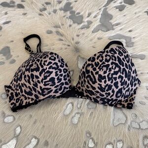 Leopard Print Women's Bra